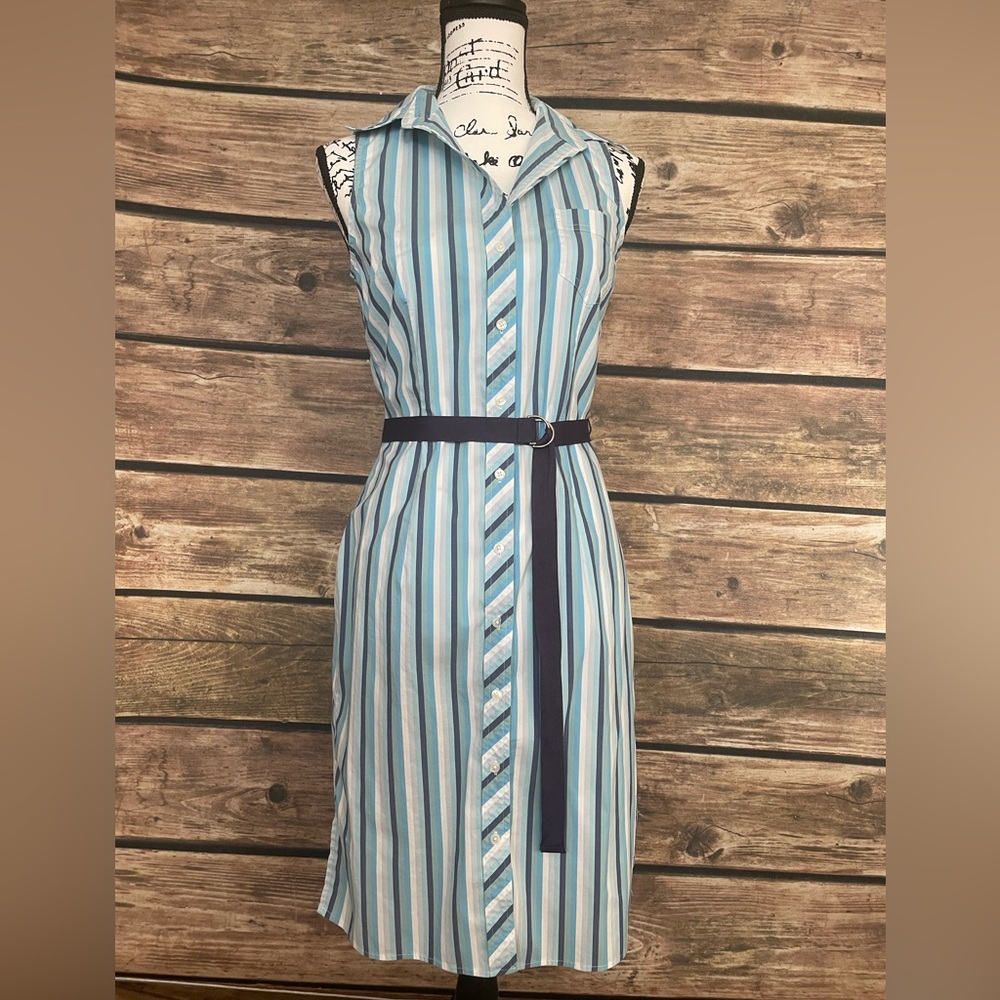 Express Belted Shirt Dress